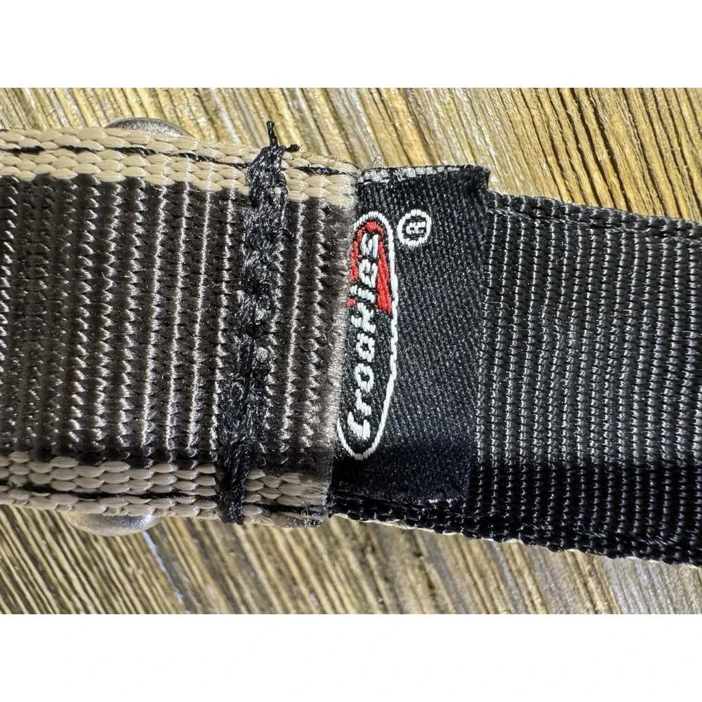 Vintage Crookies Belt Gray Tan Men's Size‎ 32